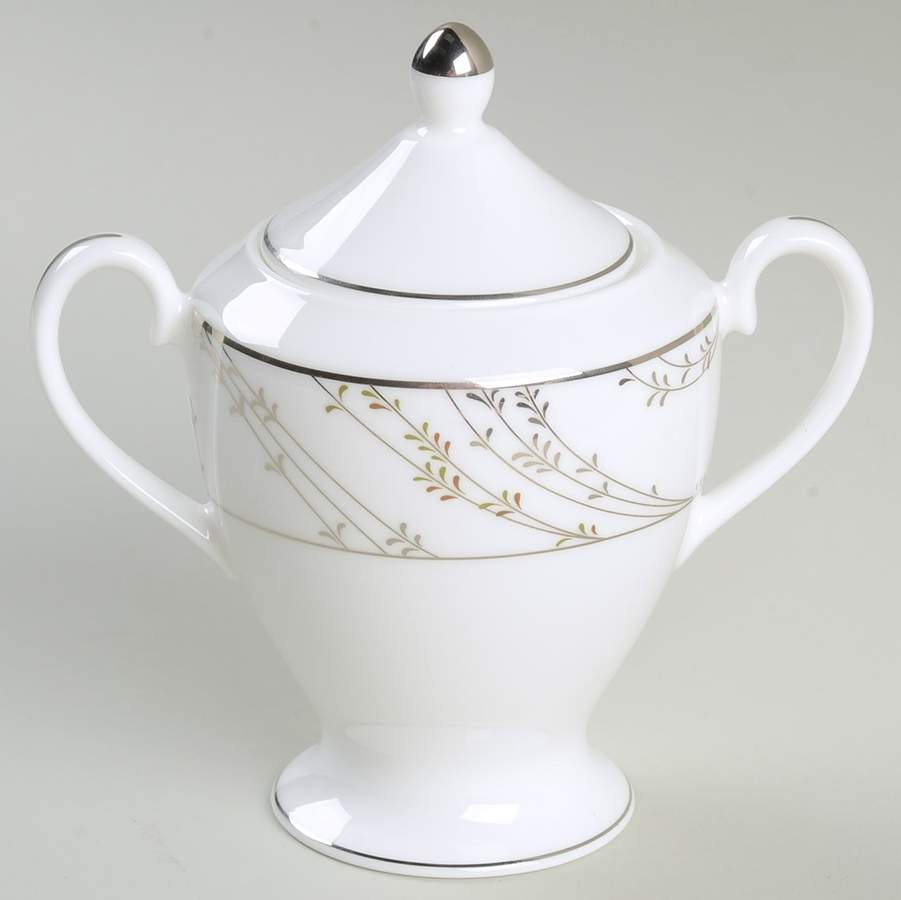 Pure Grace Sugar Bowl & Lid by Nikko-1