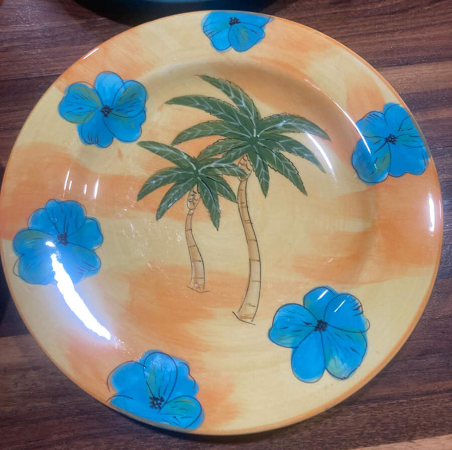 Sunset Beach Salad Plate by Noble Excellence-1