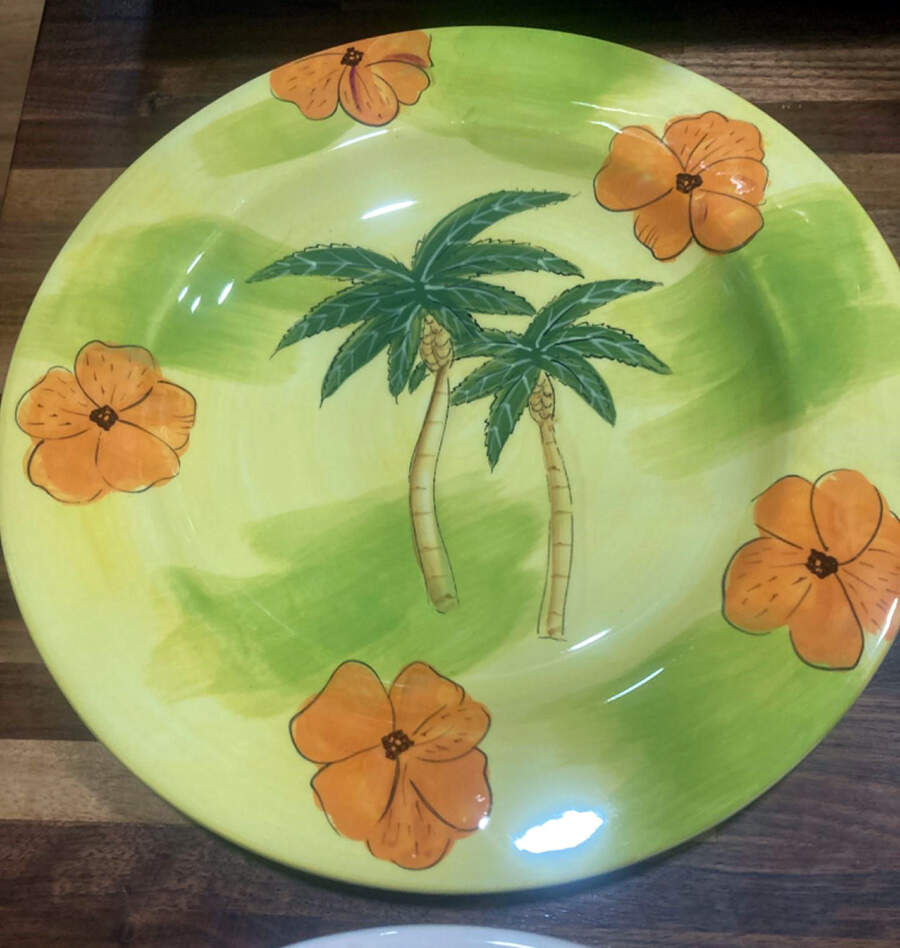 Sunset Beach Salad Plate by Noble Excellence-1
