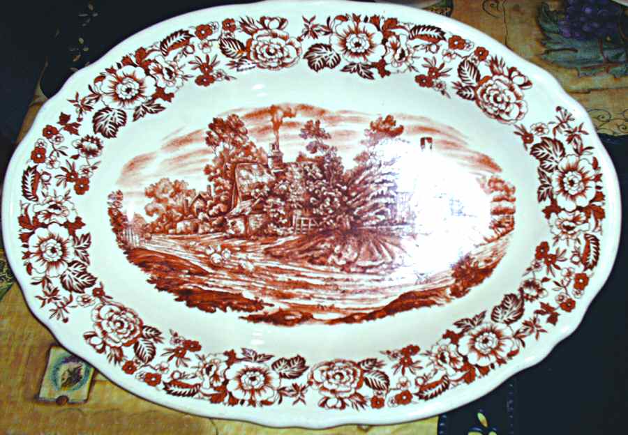 NSA2 14" Oval Serving Platter by Nueva San Isidro-1