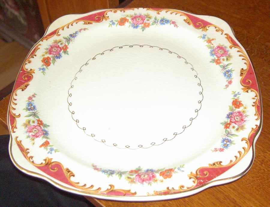 NAC14 Square Salad Plate by Nasco China (USA)-1