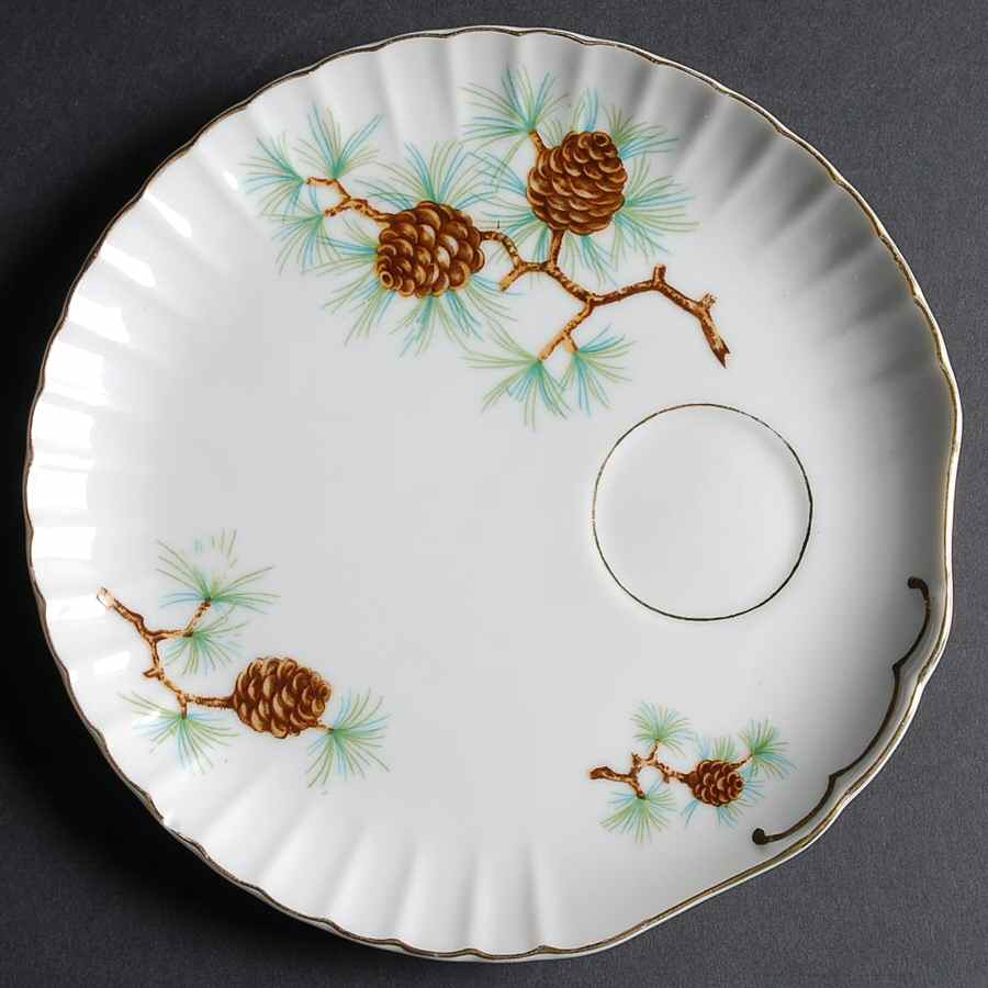 Pine Cone Snack Plate by Norcrest-1