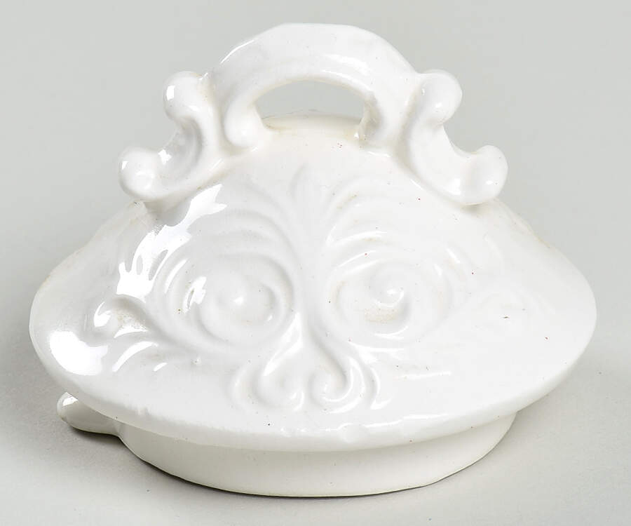 White Provincial Lid for Teapot by Napco-1
