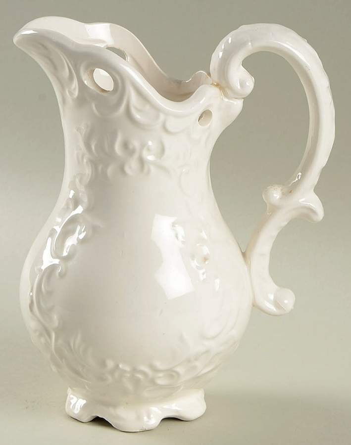 White Provincial 8 Oz Pitcher by Napco-1