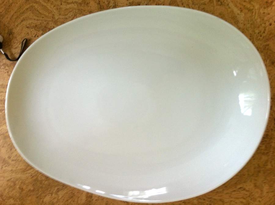 Butterfly 17" Oval Serving Platter by Nambe-1
