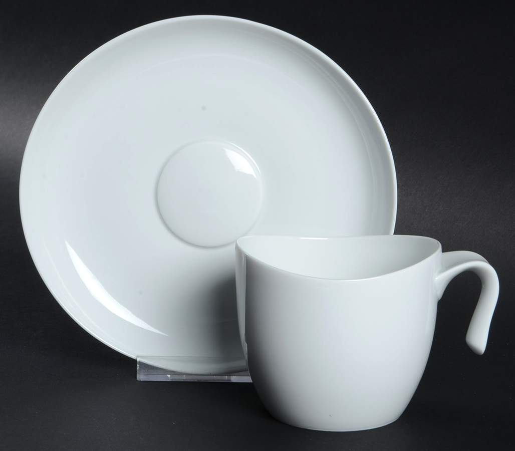 Butterfly Flat Cup & Saucer Set by Nambe-1