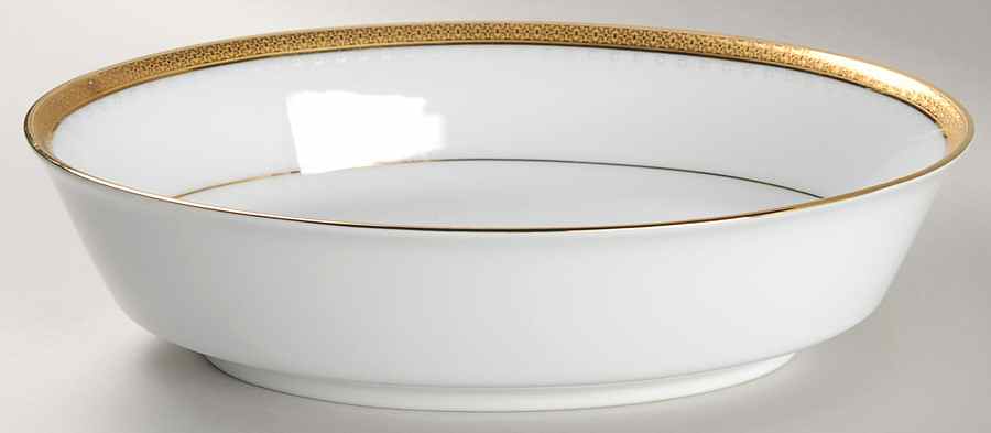 Metropolitan Gold 9" Oval Vegetable Bowl by Noritake-1