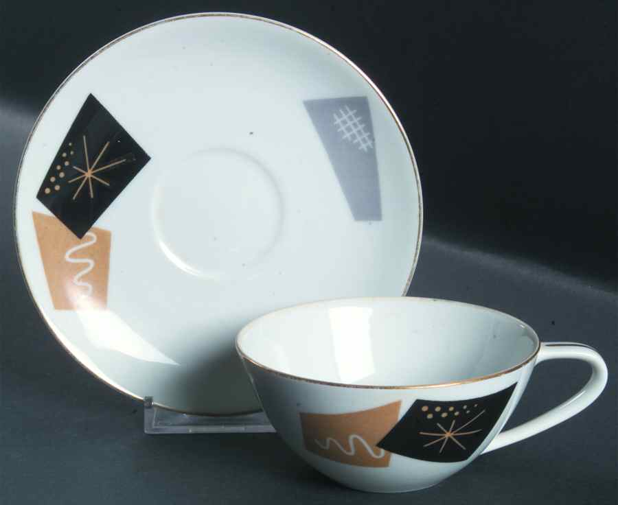 N2879 Flat Cup & Saucer Set by Noritake-1
