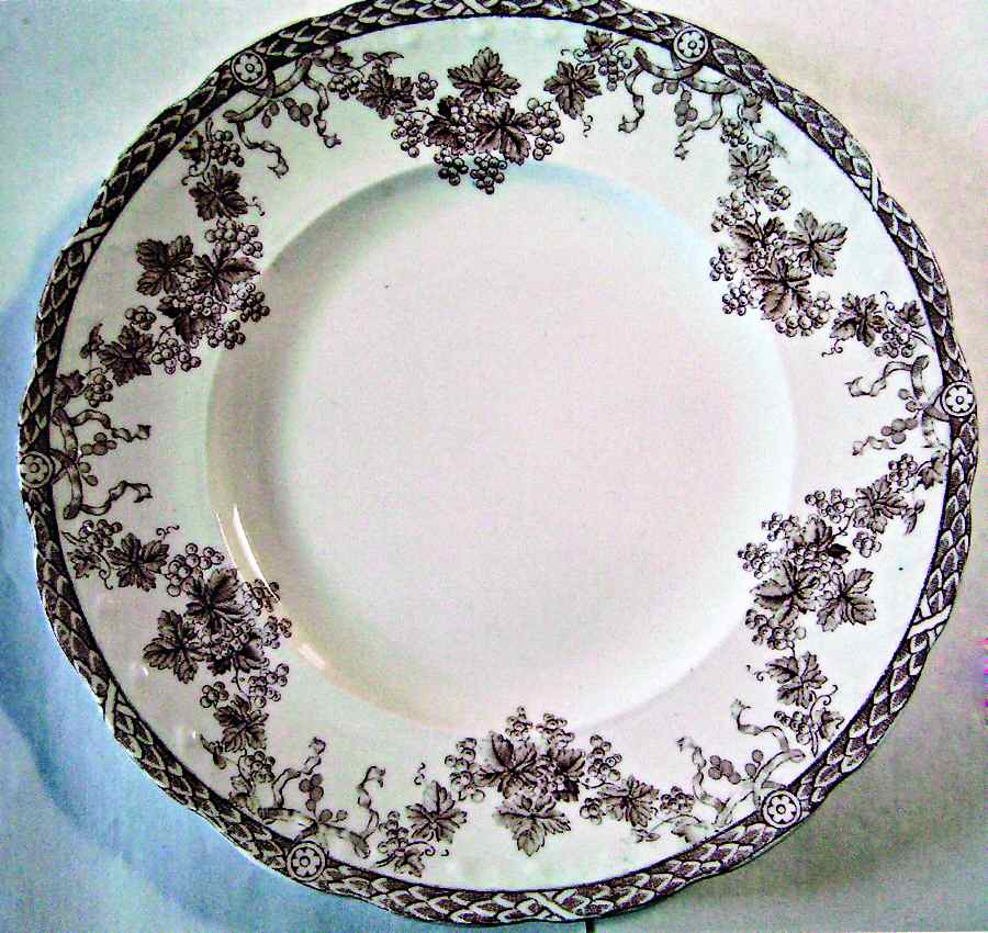 Vienna Brown Dinner Plate by New Wharf-1