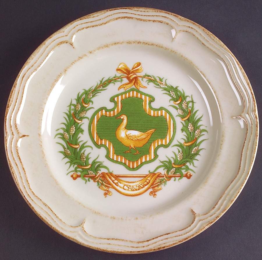 Country Market Rustic Accent Luncheon Plate by Nikko-1