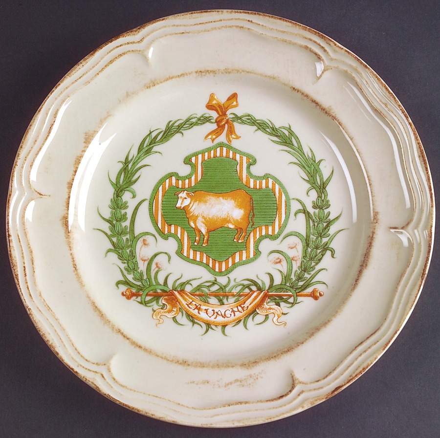 Country Market Rustic Accent Luncheon Plate by Nikko-1