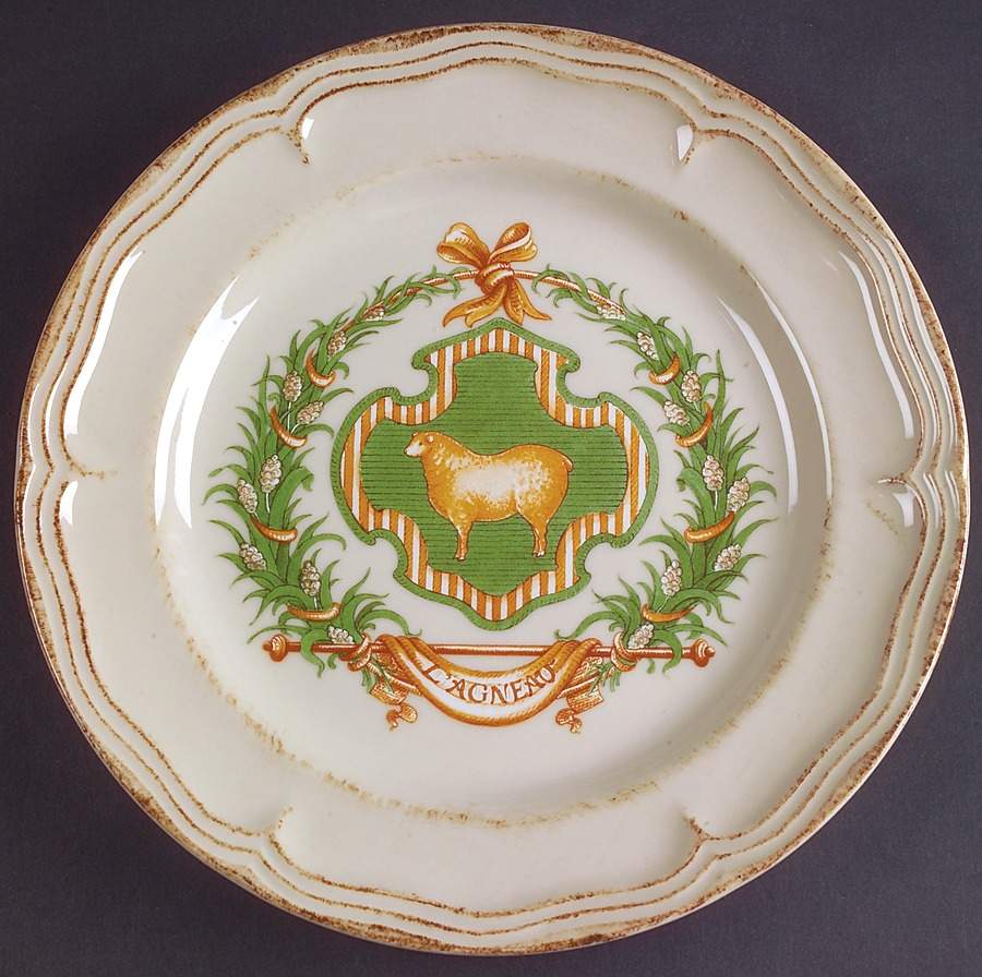Country Market Rustic Accent Luncheon Plate by Nikko-1
