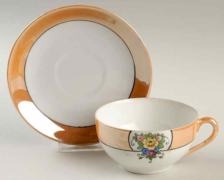 N2894 Flat Cup & Saucer Set by Noritake-1