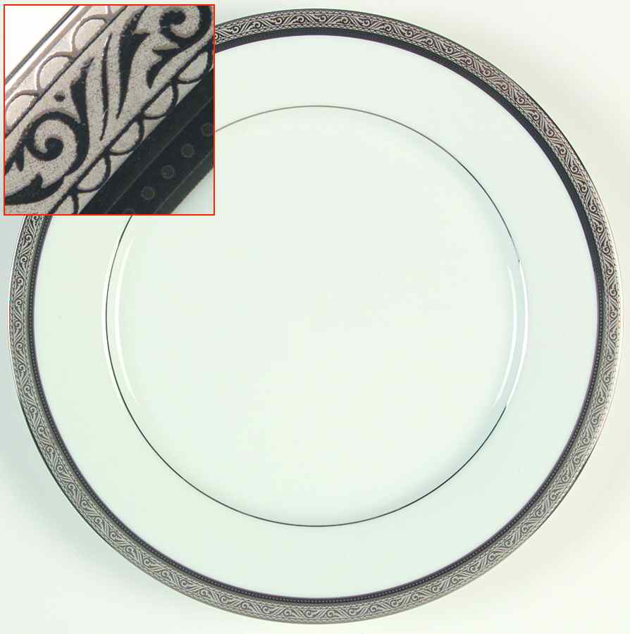 Kingswood Platinum Dinner Plate by Noritake-1