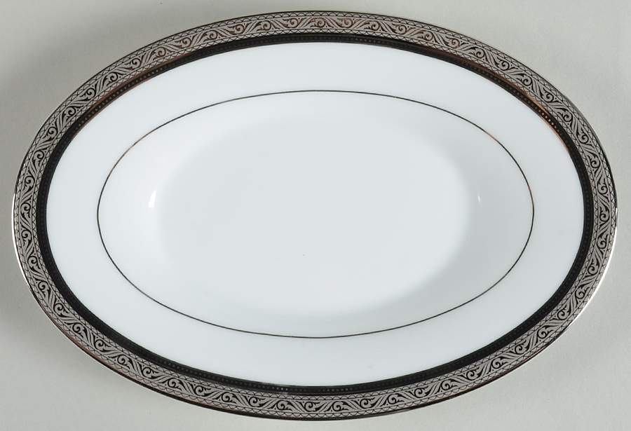 Kingswood Platinum Relish/Gravy Underplate by Noritake-1