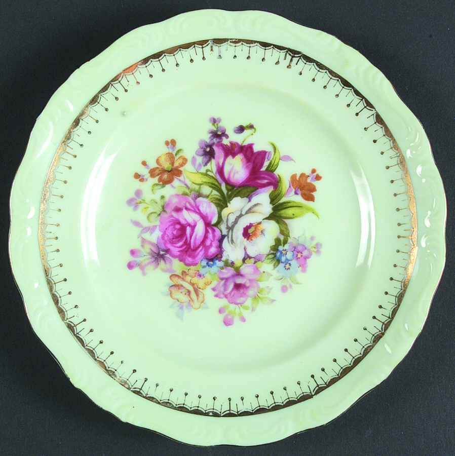 French Bouquet Salad Plate by Norcrest-1