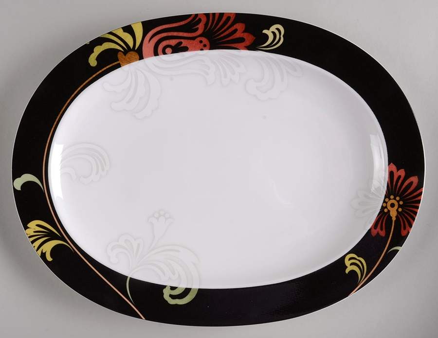 Swing 14" Oval Serving Platter by Noritake-1