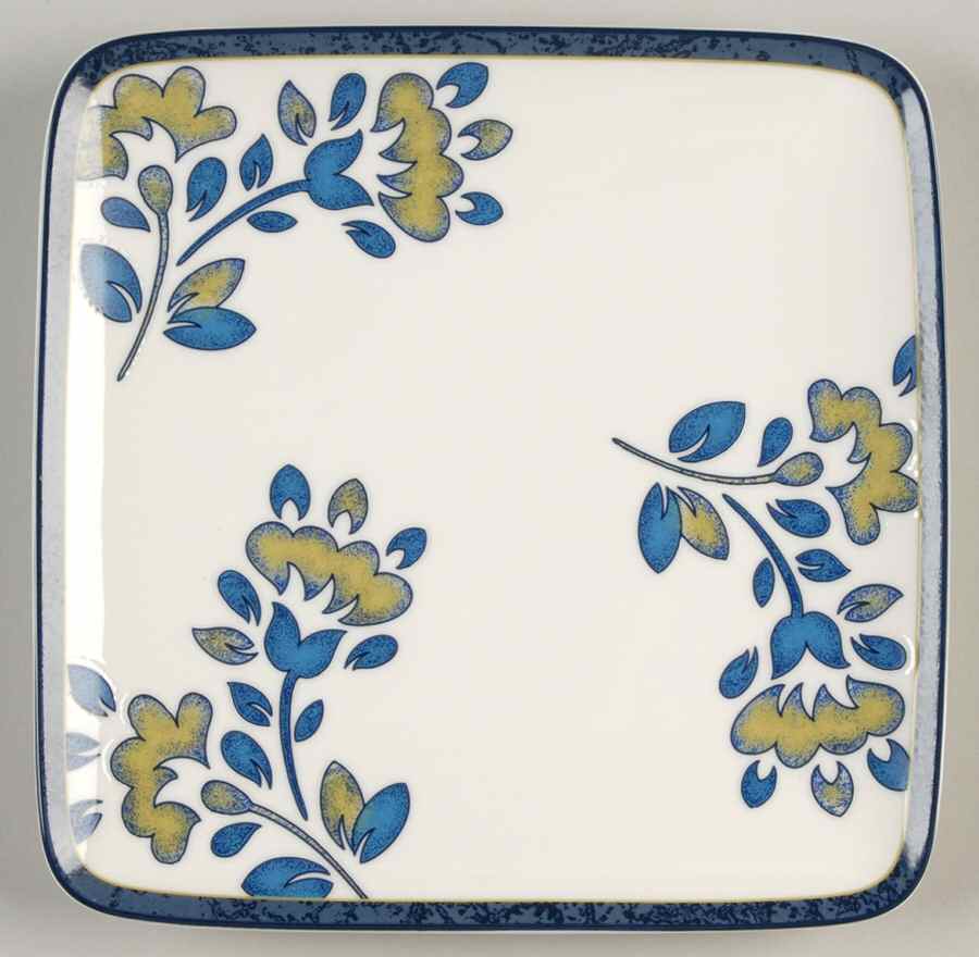 Blue Isle Square Salad Plate by Noritake-1
