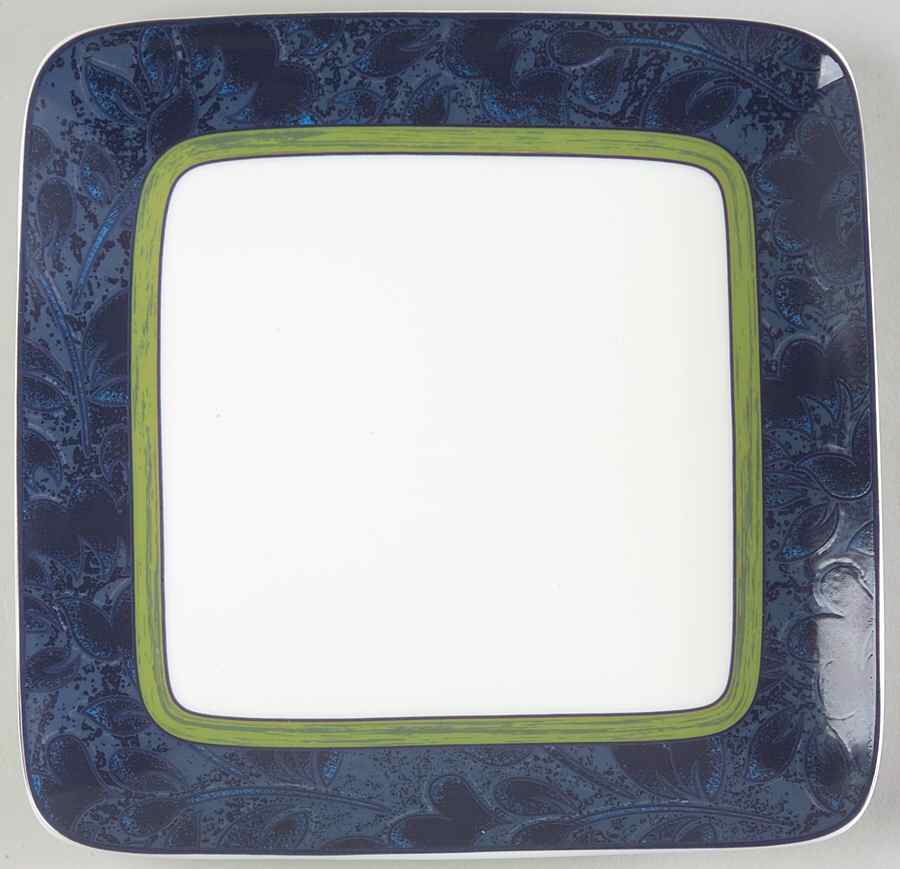 Blue Lagoon Square Salad Plate by Noritake-1