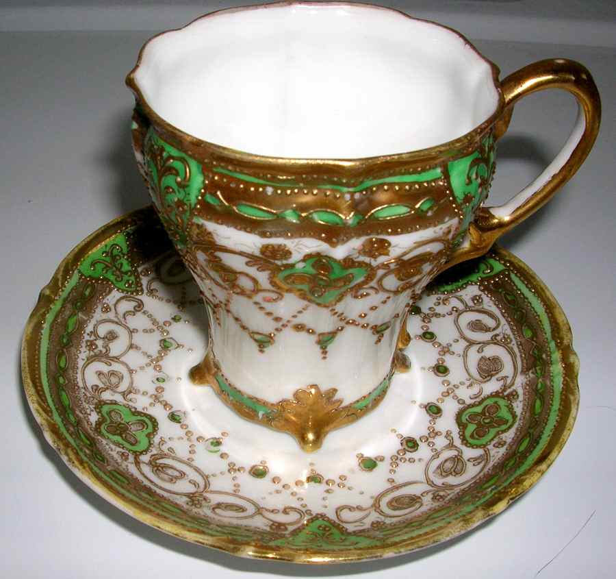 N4634 Flat Demitasse Cup & Saucer Set by Noritake-1