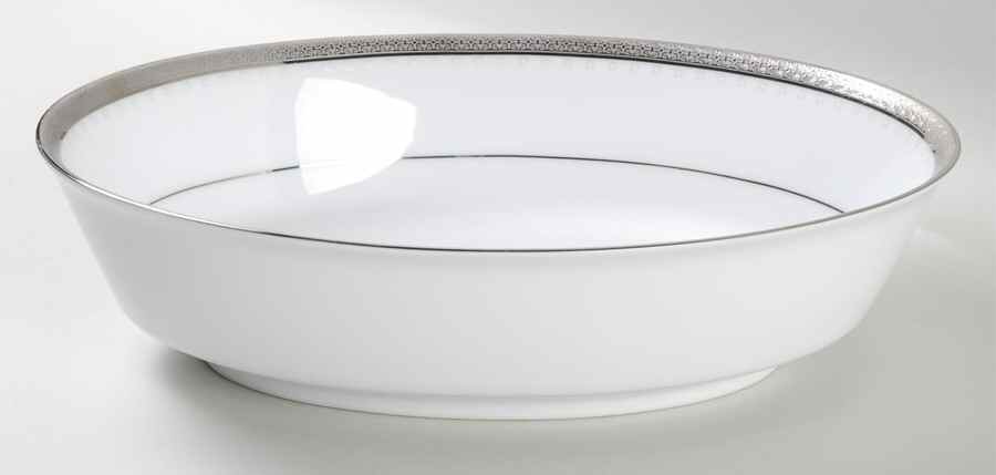 Metropolitan Platinum 9" Oval Vegetable Bowl by Noritake-1
