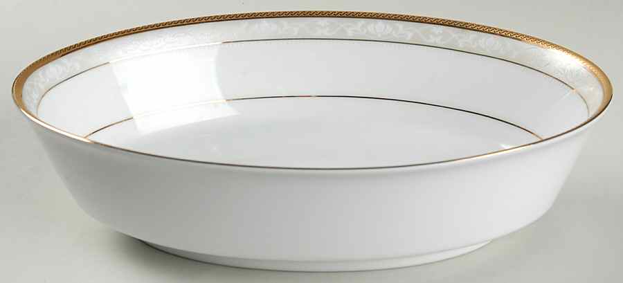 Hampshire Gold 9" Oval Vegetable Bowl by Noritake-1