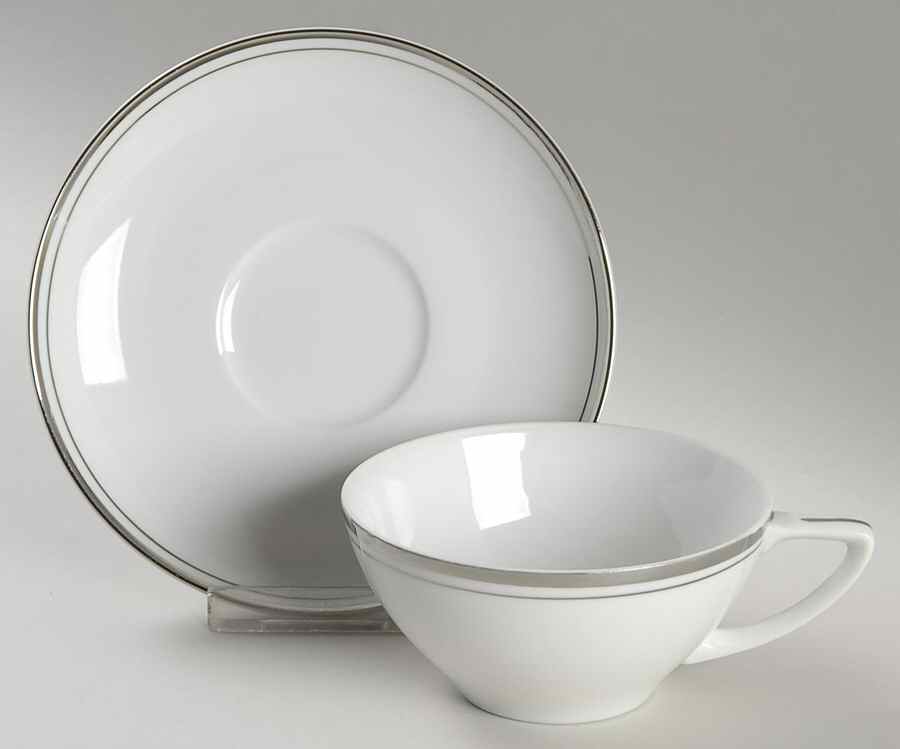 Candlelight Flat Cup & Saucer Set by Norleans-1
