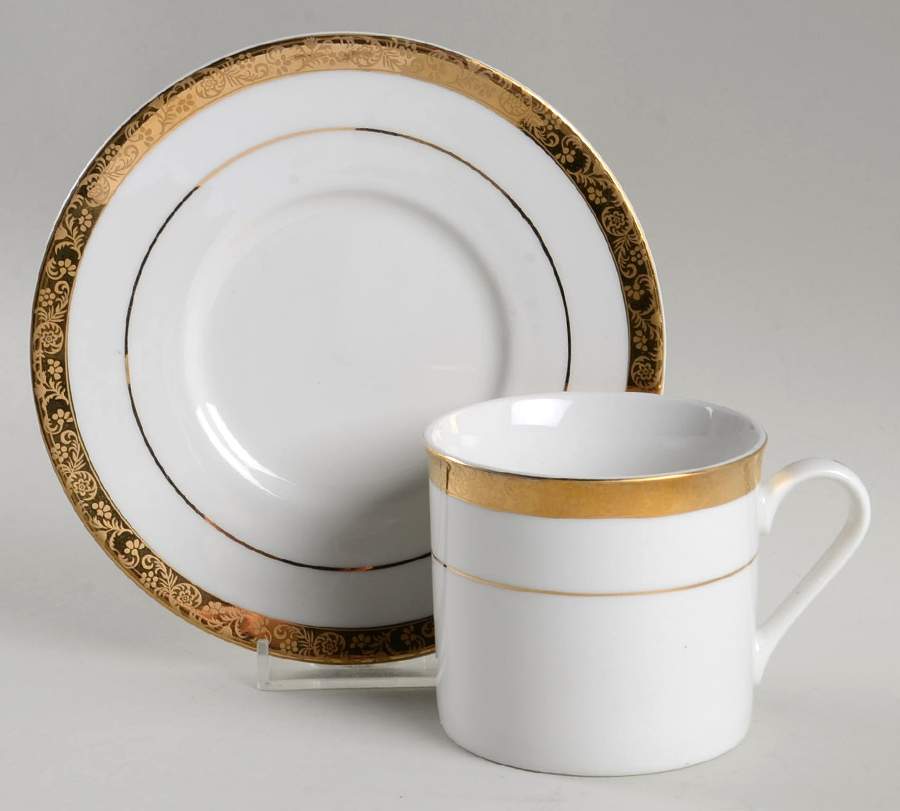 NED1 Flat Cup & Saucer Set by New Traditions-1