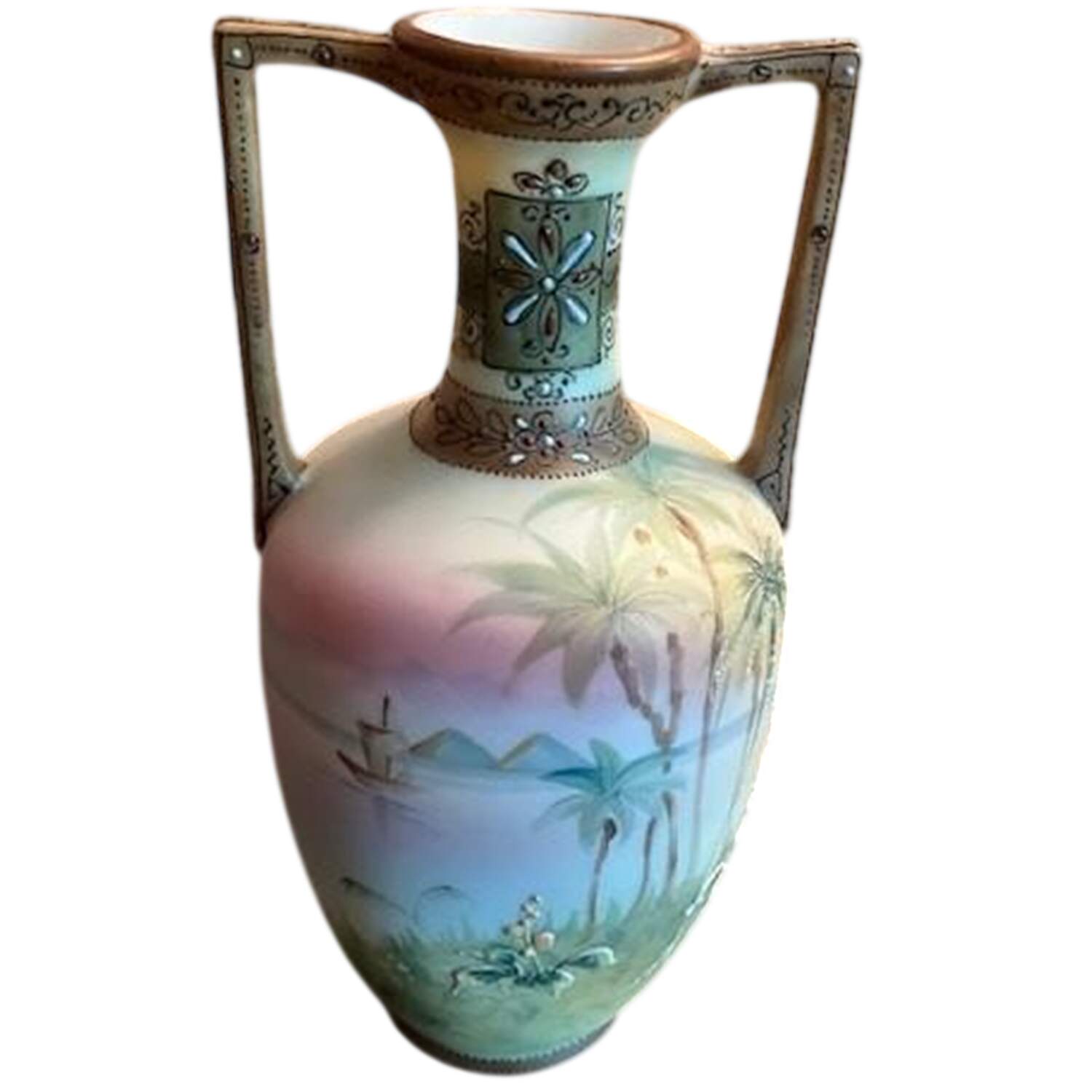 N3025 9" Handled Vase by Noritake-1