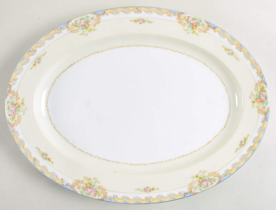 N3031 16" Oval Serving Platter by Noritake-1