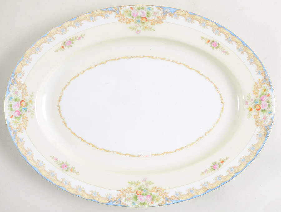 N3031 11" Oval Serving Platter by Noritake-1