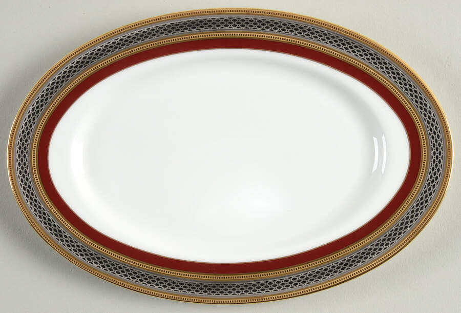 Ruby Coronet Relish/Butter Tray by Noritake-1