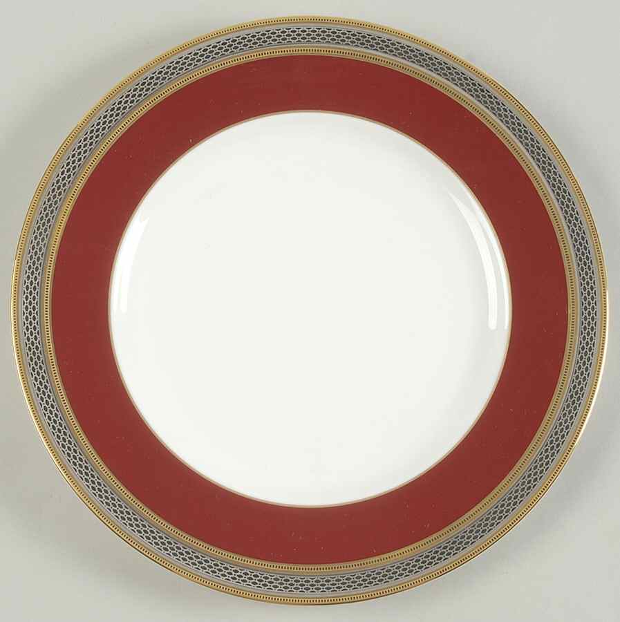 Ruby Coronet Accent Luncheon Plate by Noritake-1