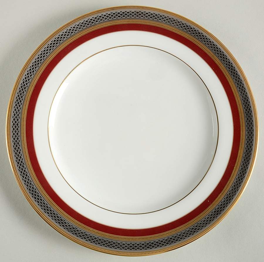Ruby Coronet Salad Plate by Noritake-1