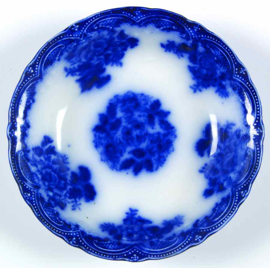 Waldorf (Embossed Dots, Scrolls) Fruit/Dessert (Sauce) Bowl by New Wharf-1