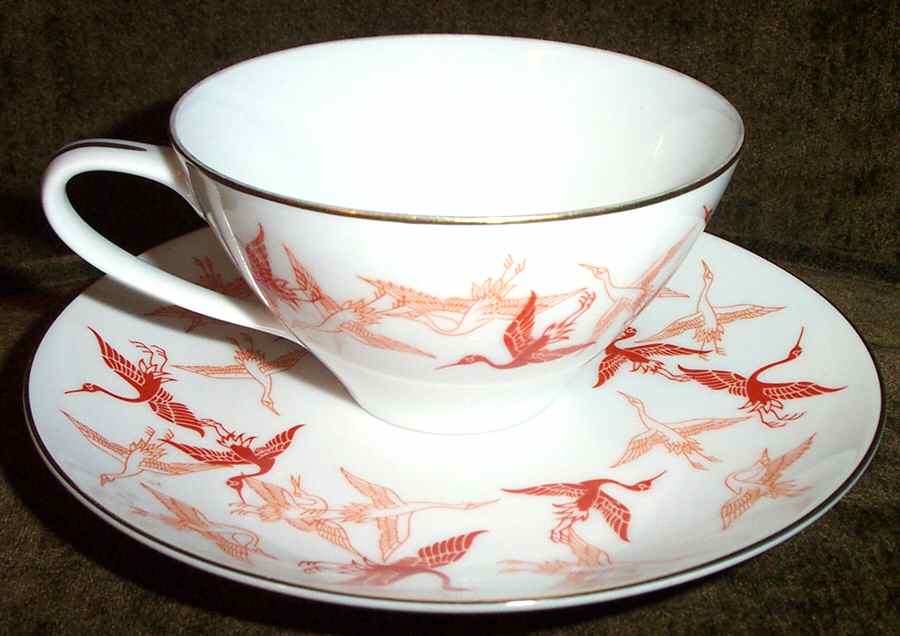 N3052 Flat Cup & Saucer Set by Noritake-1