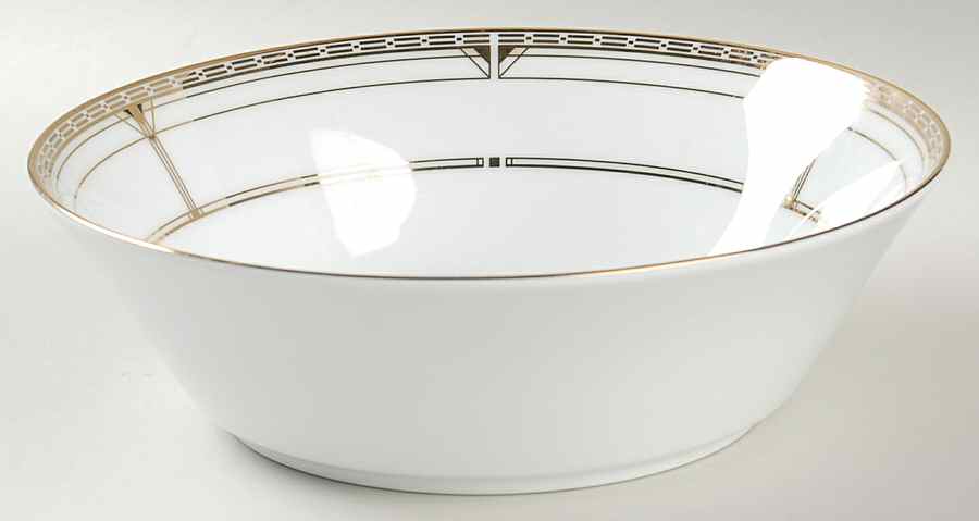 Palmer Gold 9" Round Vegetable Bowl by Noritake-1