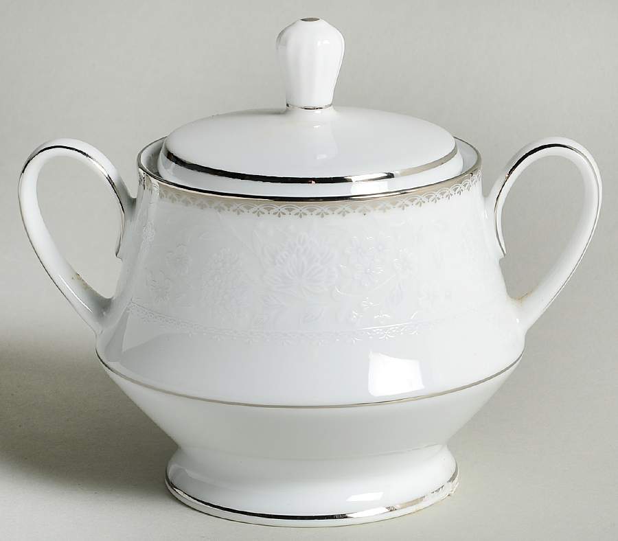 Abbeyville Sugar Bowl & Lid by Noritake-1