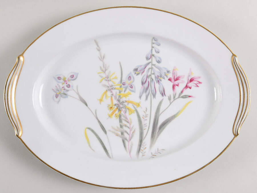 N3069 13" Oval Serving Platter by Noritake-1