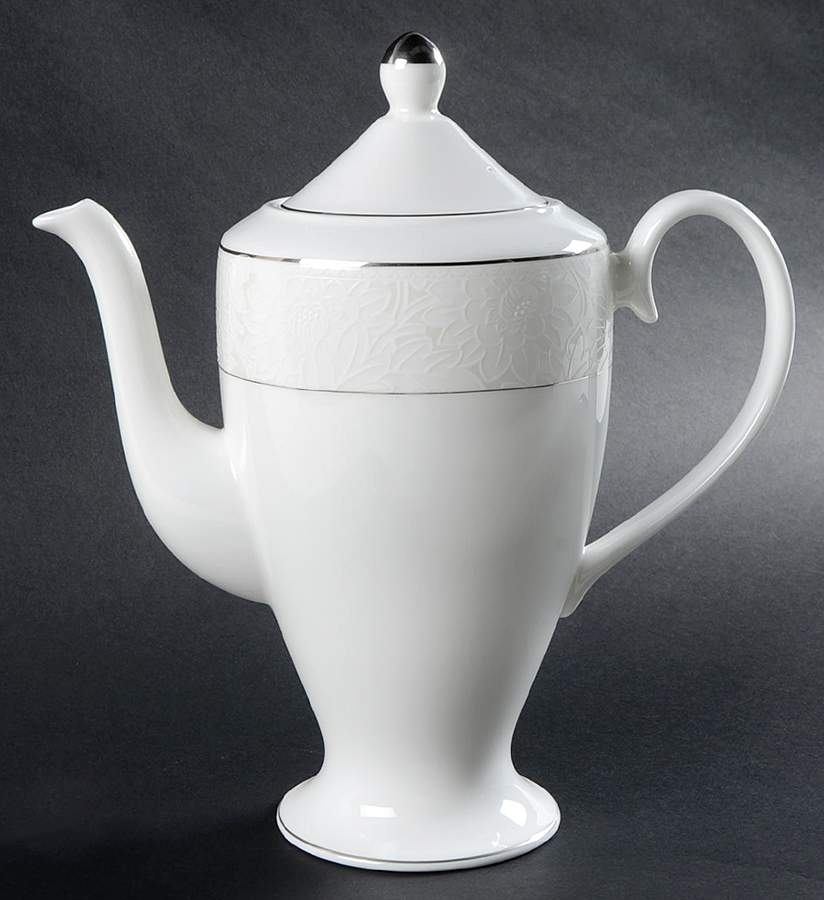 Lace Bouquet Tea/Coffee Pot & Lid by Nikko-1