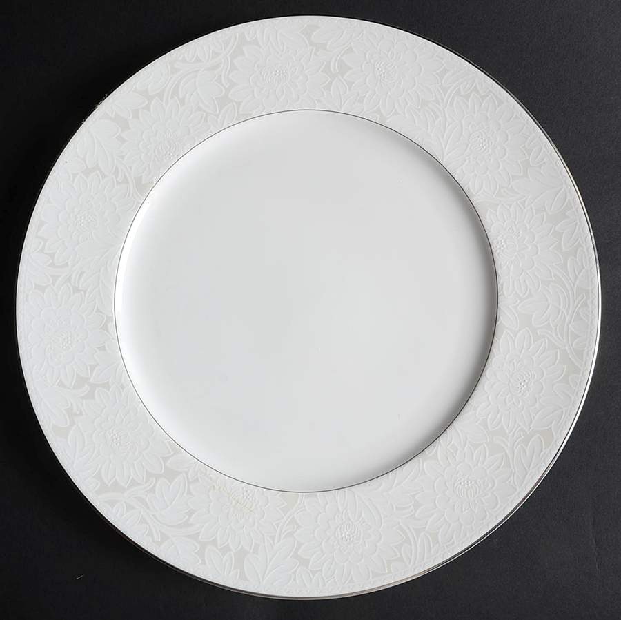 Lace Bouquet Dinner Plate by Nikko-1