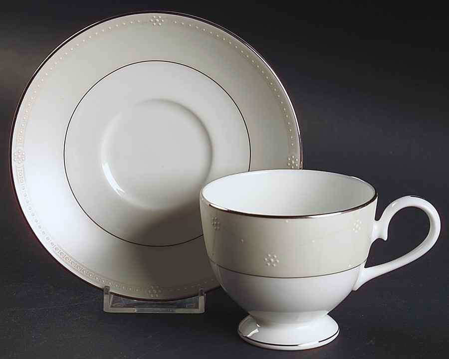 Sweet Innocence Footed Cup & Saucer Set by Nikko-1