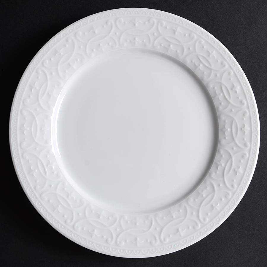 Blanc Fleur Salad Plate by Nikko-1