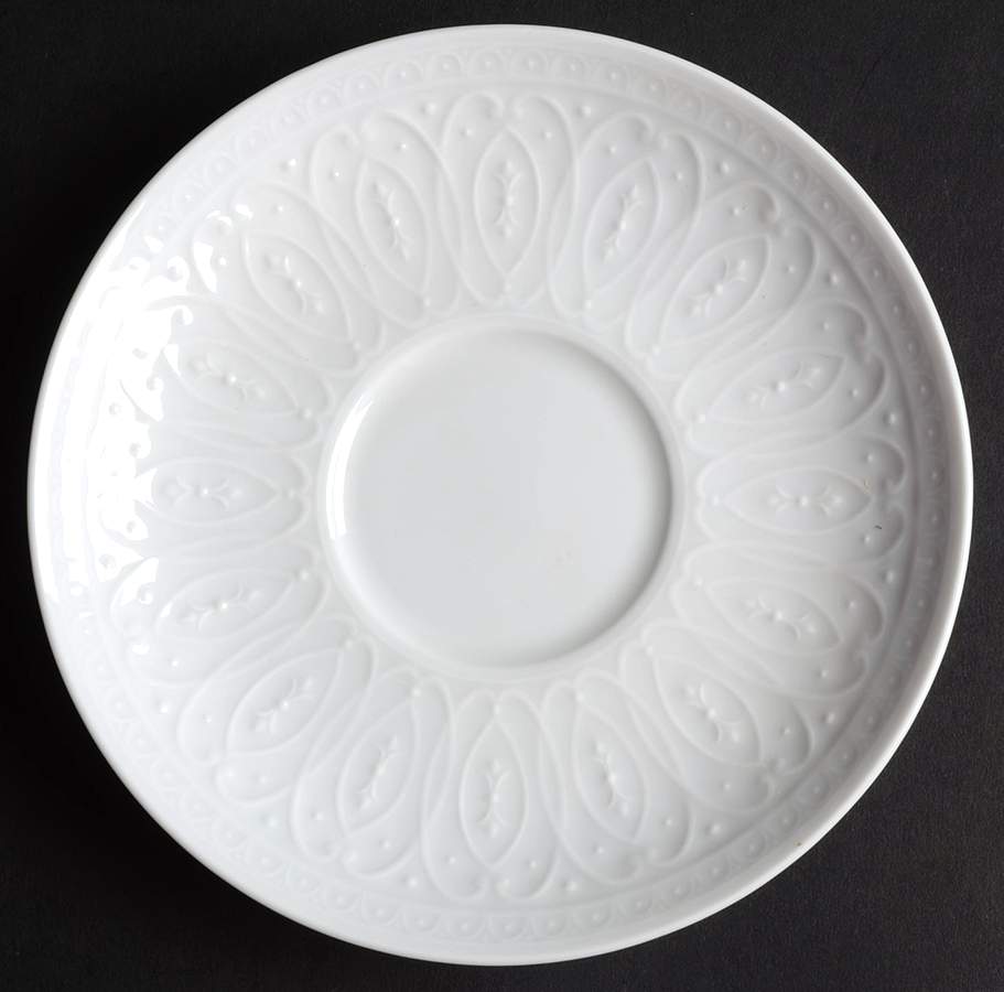 Blanc Fleur Saucer for Flat Cup by Nikko-1