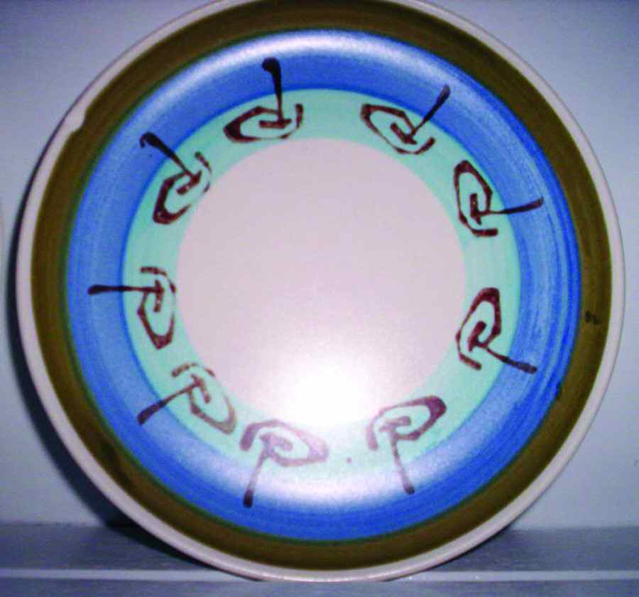 Bayou Bread & Butter Plate by Nasco (Japan)-1