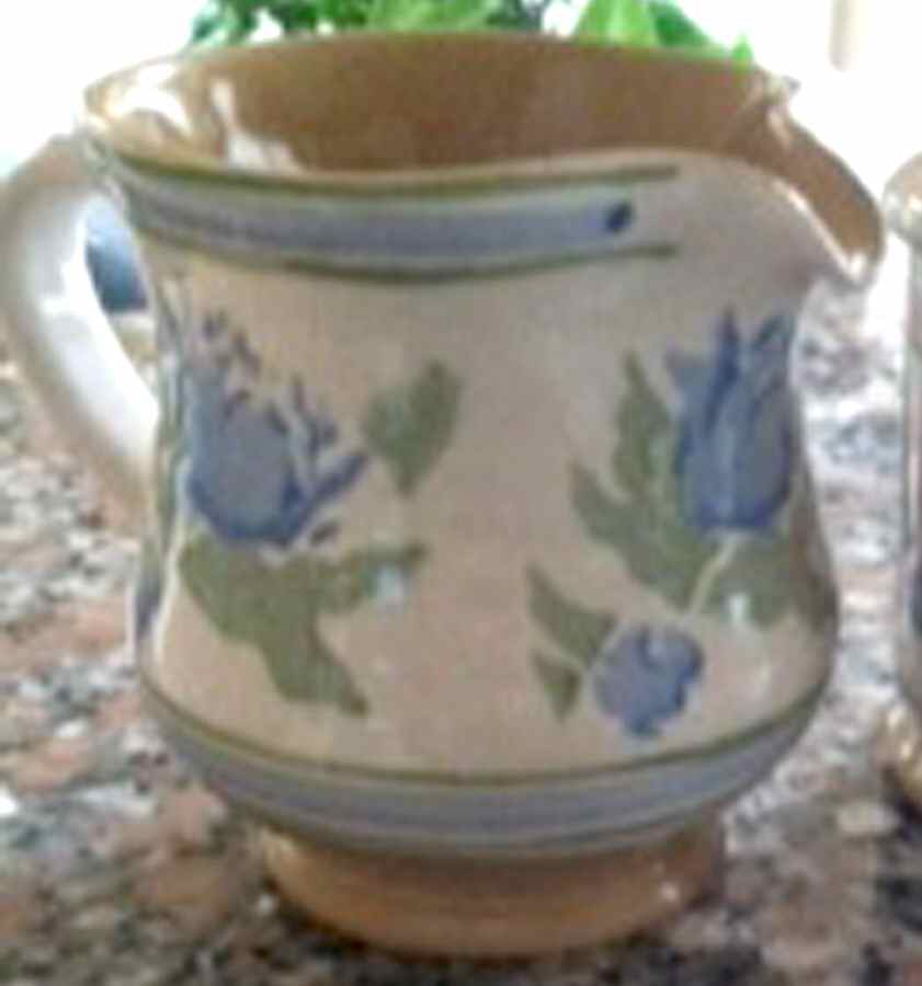 Peony Blue Small Jug by Nicholas Mosse-1