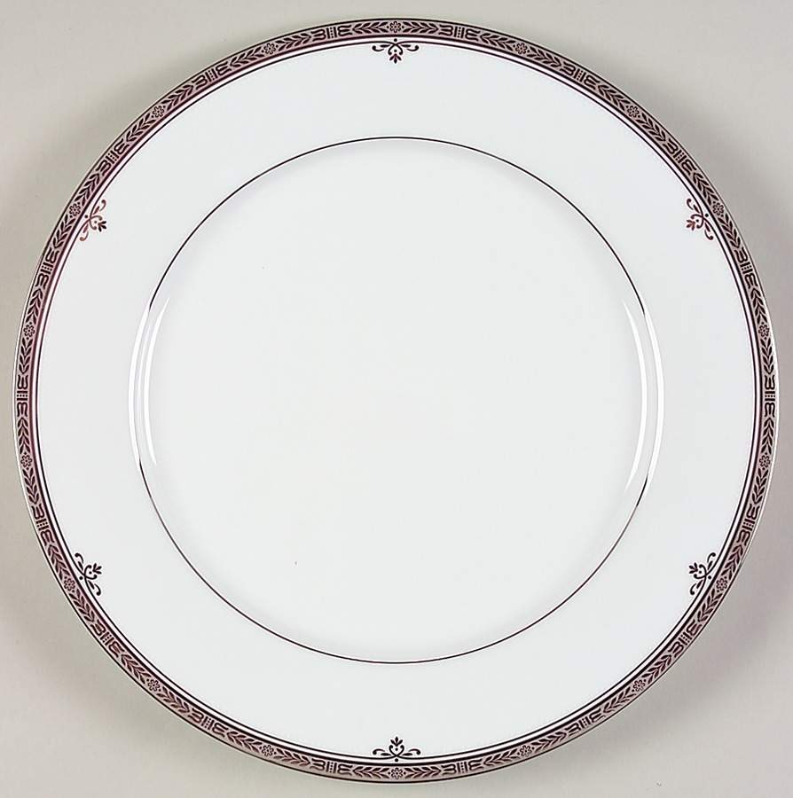 Buckingham Platinum Dinner Plate by Noritake-1