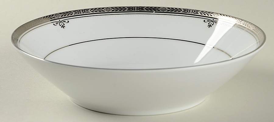 Buckingham Platinum Coupe Soup Bowl by Noritake-1
