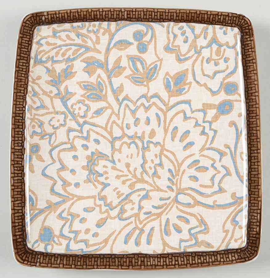Bali Floral Square Luncheon Plate by Nautica-1