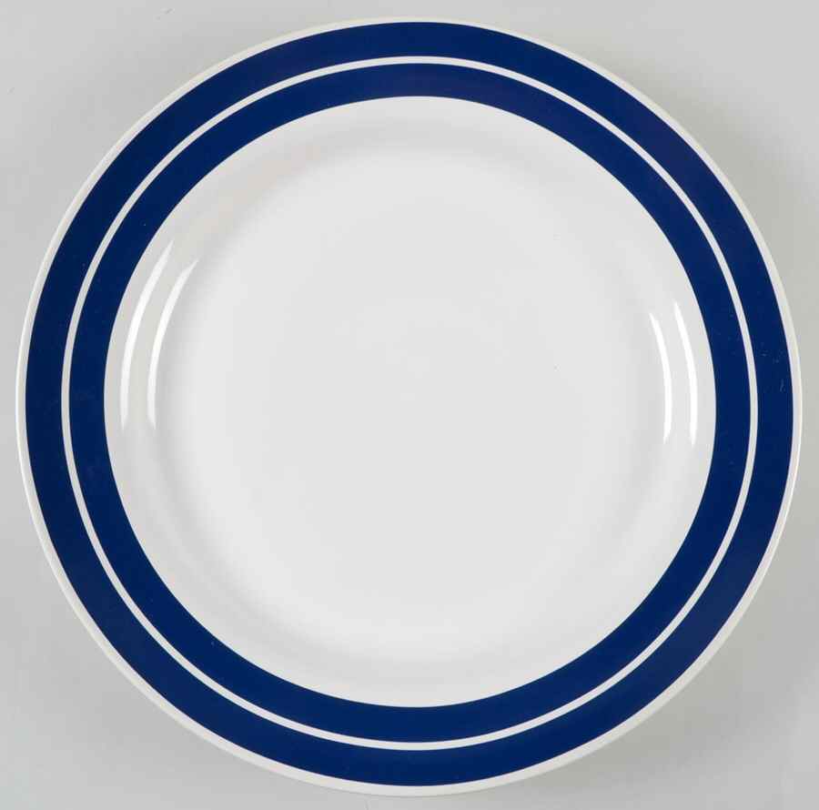 J Class Blue 14" Chop Plate (Round Platter) by Nautica-1